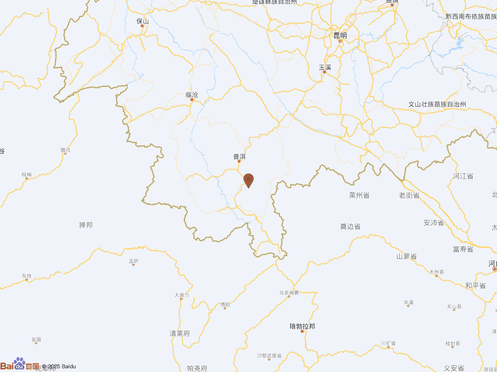 云南西双版纳州景洪市发生3.6级地震