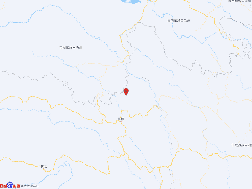 西藏昌都市卡若区发生3.8级地震
