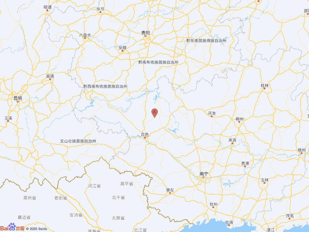 广西河池市凤山县发生4.1级地震